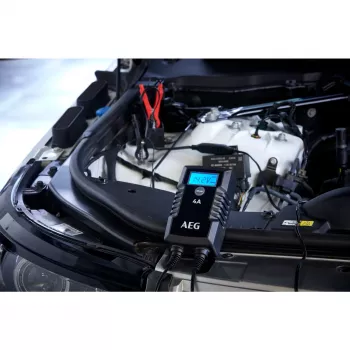 AEG LD4 10616 Automatinis Automobilio Akumuliatoriaus Įkroviklis 6V/12V 2A/4A Švino-Rūgštiniams, GEL, AGM, MF, Ca/Ca