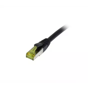 Synergy21 CAT6A S-STP lauko komutacinis kabelis RJ45 3m juodas atsparus UV/vandeniui 500MHz