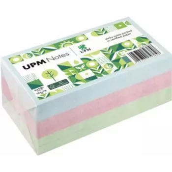 UPM Notes lipnūs lapeliai 5655-20PG-6 pastelinių spalvų 125x75mm 100 lapelių rinkinys 6 bloknotai