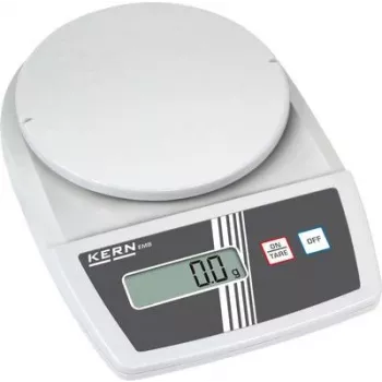 KERN EMB 1200-1 precizinis laiškų svarstykles, 1,2 kg x 0,1 g, maitinamos baterijomis ir elektros tinklu