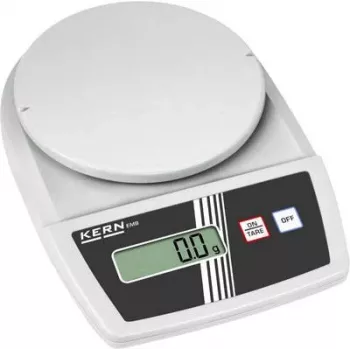 KERN EMB 3000-1 precizinis laiškų svarstyklių rinkinys, 3 kg talpa, 0,1 g skiriamoji geba, sidabrinės spalvos