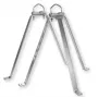 WEIß MHZ5060 sieninis laikiklio rinkinys plieninis 50cm baltas (39065)