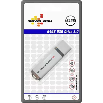 MEMORYSOLUTION MAXFLASH 64GB USB 3.0 didelės spartos USB atmintinė, mažmeninė