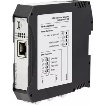 Ixxat CAN-Ethernet/IP tinklų sietuvas, RJ45, 9-36 V DC, DIN bėgelis 1.01.0332.20000