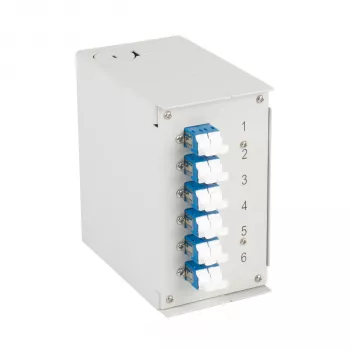 EFB Elektronik DIN bėgio dėžutė OS2 6x LC-Duplex jungtis be pigtailų (BHS60921.6)