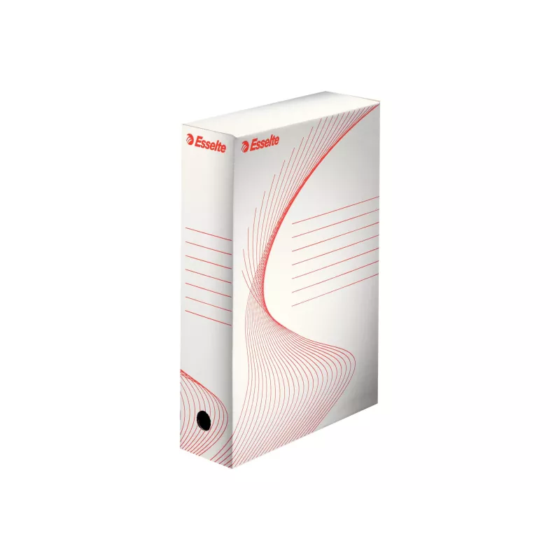 Leitz 128080 archyvinė dėžutė balta 80 mm nugarėlė A4, 25 vnt. pakuotė