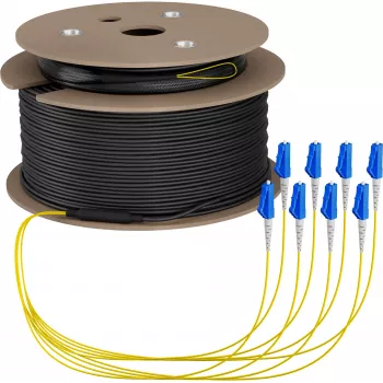EFB Elektronik magistralinis kabelis U-DQ ZN BH OS2 8E 1x8 LC-LC 80m Dca LSZH - 80 m O8322S80OS2