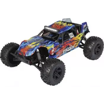 Reely Stagger Brushed 1:10 RC elektrinis buggy 4WD Ready-to-Run 2.4 GHz su baterija, įkrovikliu ir siųstuvo baterijomis RE-6333762