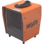 Master Climate Solutions Heylo DE 3 XL elektrinis šildytuvas 3 kW, 140 m³/h, 230 V, 13.5 A, IP24, 2 šildymo pakopos, termostatas, nešiojamas 1101903
