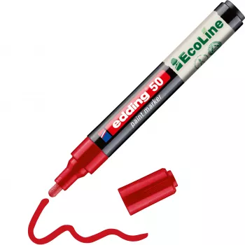 Edding 50 EcoLine dažų žymeklis raudonas 2-3 mm 4-50-002