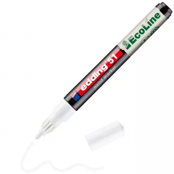 Edding 51 EcoLine lako markeris baltas 1-2 mm 4-51-049