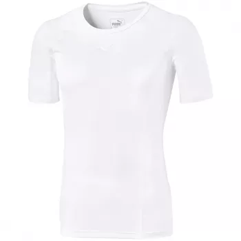 Puma LIGA Baselayer Tee SS vyriški marškinėliai Balti XL 65591804