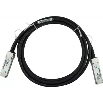BlueLAN 00KF006-BL Suderinamas su Lenovo Mellanox QSFP+ tiesioginio prijungimo kabelis, 40GBASE-CR4, 0,5 m, pasyvusis varinis dvigubasis ašinis, Ethernet/InfiniBand