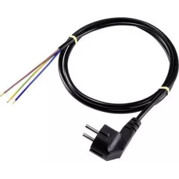 SYGONIX SY-5043470 Schuko į IEC C13 maitinimo kabelis, 2 m, juodas