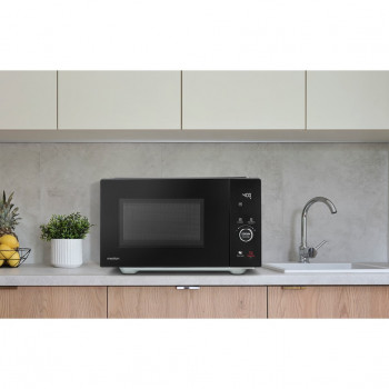 Medion MD 12041 4-in-1 kombinuota mikrobangų krosnelė su griliu, konvekcija ir atšildymu, 25L, 900W, juoda/nerūdijantis plienas 50076276