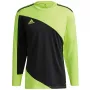 adidas Squadra 21 vartininko marškinėliai vyrams, ilgomis rankovėmis, juodi/Semi Solar Slime, dydis L GN5795