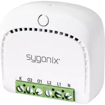 Sygonix SY-4699844 Wi-Fi išmanusis kištukinis adapteris su energijos stebėjimu, 3680 W, F tipo, vidaus, veikia su Alexa ir Google Home