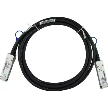 BLUELAN suderinamas su Ubiquiti UACC-DAC-QSFP28-1M tiesioginio prijungimo kabelis, 100GBASE-CR4, Infiniband EDR, 30AWG, 1 metras (UACC-DAC-QSFP28-1M-BL)