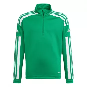 adidas Squadra 21 treniruočių viršutinė dalis jaunimui sportinis megztinis žalias GP6471 116cm