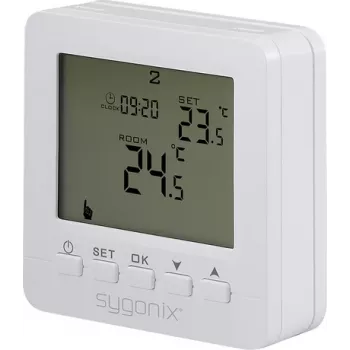 Sygonix SY-6805680 SY02B05RF Belaidis patalpos termostatas, paviršinis, savaitinė programa