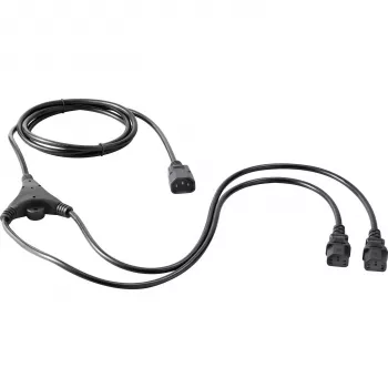 SYGONIX SY-5042698 Maitinimo laidas C13 į Schuko 2,35 m Juodas