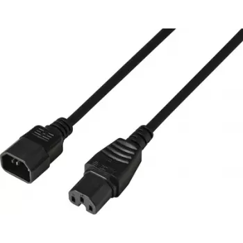 Sygonix SY-7154268 Maitinimo kabelis CEE 7/7 į IEC C13 3 m juodas