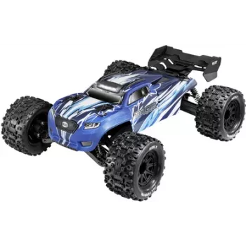 Reely Thor Blue Brushed 1:10 RC Monster Truck 4WD RTR 2.4GHz su baterija, įkrovikliu, siųstuvo baterijomis RE-8597610