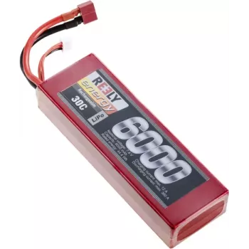 Reely LiPo akumuliatoriaus paketas 7,4 V 6000 mAh 2S 30C kietu korpusu T-plug RE-7855155