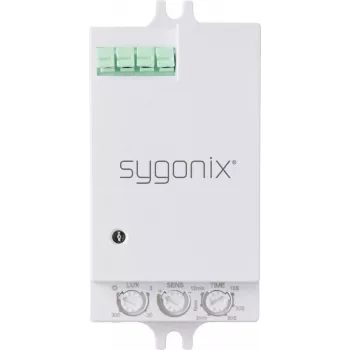 Sygonix SY-6879924 lubų/sienos PIR judesio ir buvimo jutiklis, 180°/360°, relė, baltas