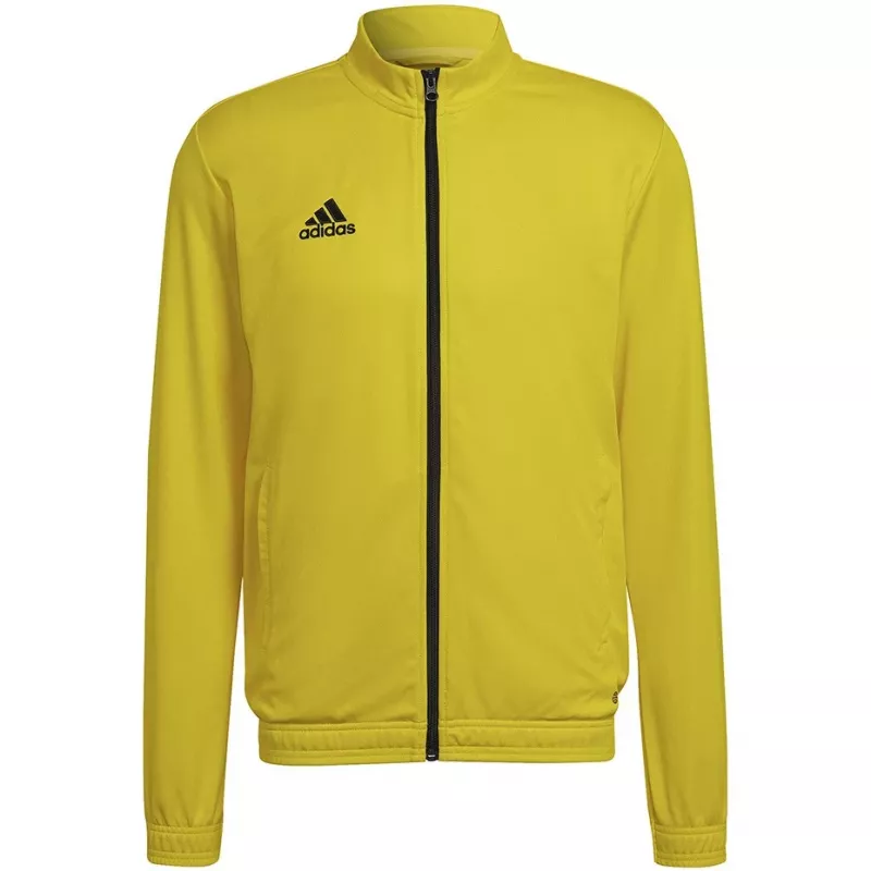 adidas Entrada 22 marškinėliai su užtrauktuku Team Yellow/Black vyrų L HI2134