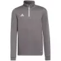 adidas Entrada 22 treniruočių viršutinė dalis vaikams sportinis megztinis pilkas H57549 dydis 140