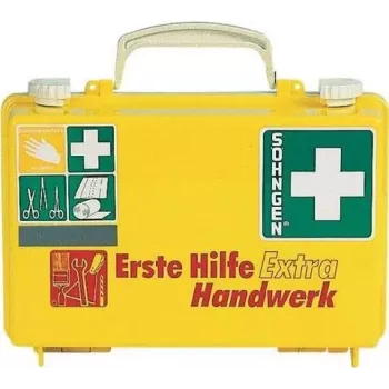 SÖHNGEN pirmosios pagalbos rinkinys EXTRA HANDW DIN 13157, sieninis ABS dėklas, oranžinis O320125