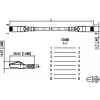 METZ BTR NETCOM Cat6a S/FTP tinklo kabelis, 15 m, geltonas 130845A577-E