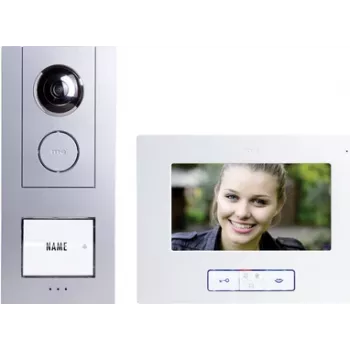 M-E MODERN-ELECTRONICS VISTUS VD ALU-6710 S laidinė vaizdo durų domofono sistema, sidabrinė 41174