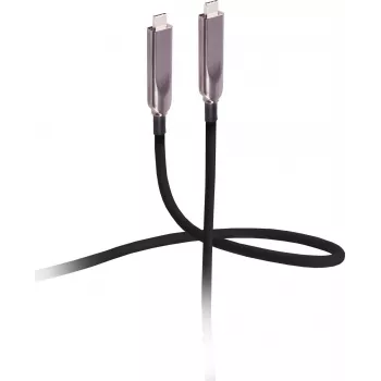 Flexline USB-C hibridinis kabelis 3.2 Gen 2 8K 10Gbps 60W TPU 15m FL31-44081