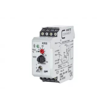 METZ CONNECT 110666 galios relė balta DPDT 24V DC 8A PCB montavimas