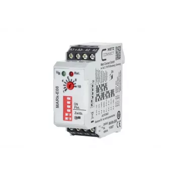 METZ CONNECT 110657 Galios relė balta 24V AC/DC 2 CO 16A DIN bėgis
