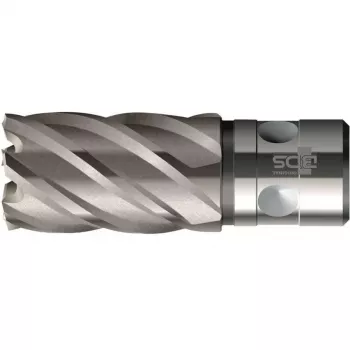 BDS KBK-F 015 HSS-Co 8% žiedinis grąžtas 15 mm skersmens, 35 mm pjovimo gylio, QuickIN kotu