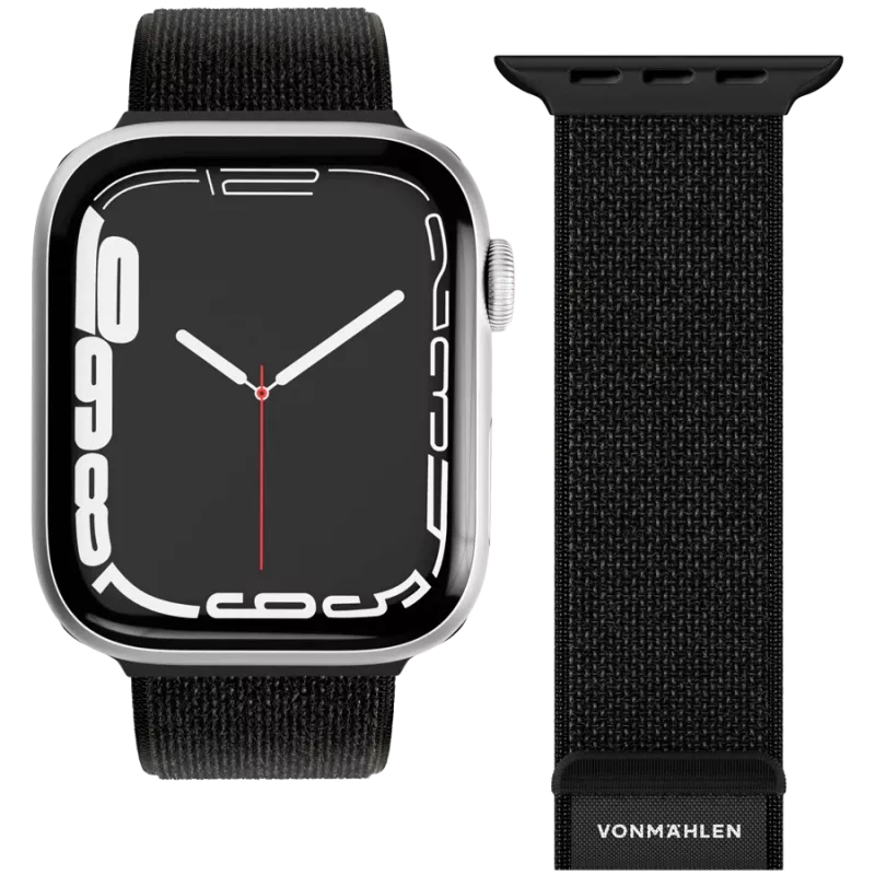 VONMÄHLEN Fitness Loop 2 laikrodžio dirželis Apple Watch 40/41/42mm, juodas