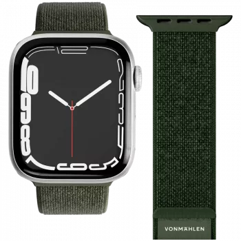 VONMÄHLEN Fitness Loop 2 laikrodžio dirželis Apple Watch 44mm, 45mm, 49mm - alyvuogių spalvos