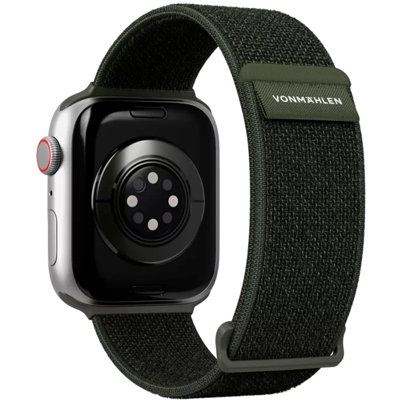 VONMÄHLEN Fitness Loop 2 laikrodžio dirželis Apple Watch 44mm, 45mm, 49mm - alyvuogių spalvos