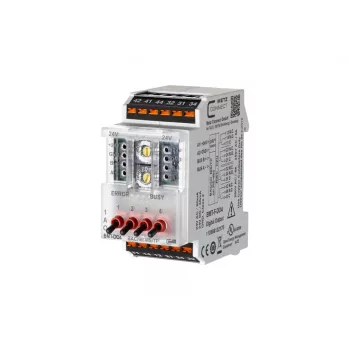 METZ BMT-F-DO4 BACnet MS/TP lauko įrenginys su 4 relių išėjimais, 4 universalių įėjimų, 2 analoginiais išėjimais, RS485, DIN bėgio montavimu, 24V AC/DC 110886132170