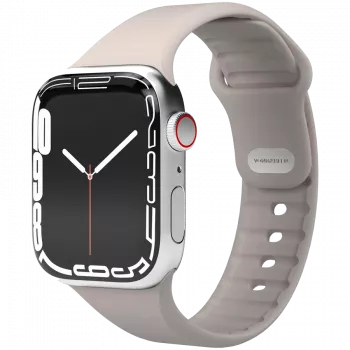 VONMÄHLEN Classic Band 2, skirta Apple Watch 40/41/42mm, kreminės spalvos pilno grūdo odinis dirželis