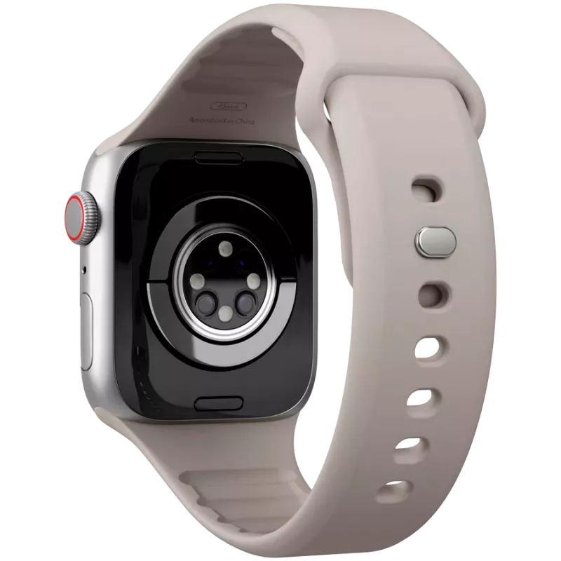 VONMÄHLEN Classic Band 2, skirta Apple Watch 40/41/42mm, kreminės spalvos pilno grūdo odinis dirželis