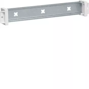Hager UT22C izoliuotas DIN bėgelis, skrybėlės profilis 35x7,5 mm, reguliuojamas gylis iki 21 mm, pilkas