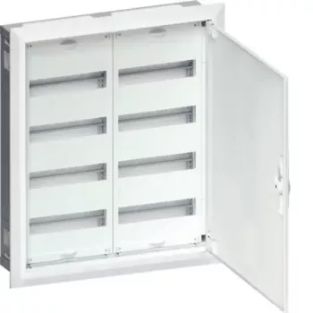 HAGER Įleidžiamas skirstomasis skydas FWU42S, 96 modulių vienetų, 4 eilės, IP30, baltas