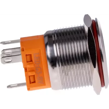 JOY-IT BUTTON22A-M-GR Momentinis mygtuko jungiklis, žalias, 250V AC 3A, IP67 IK10, 25mm