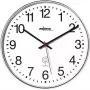 PEWETA Radiovaldomas sieninis laikrodis matinis plastikas 30 cm juodas/baltas 51.130.313