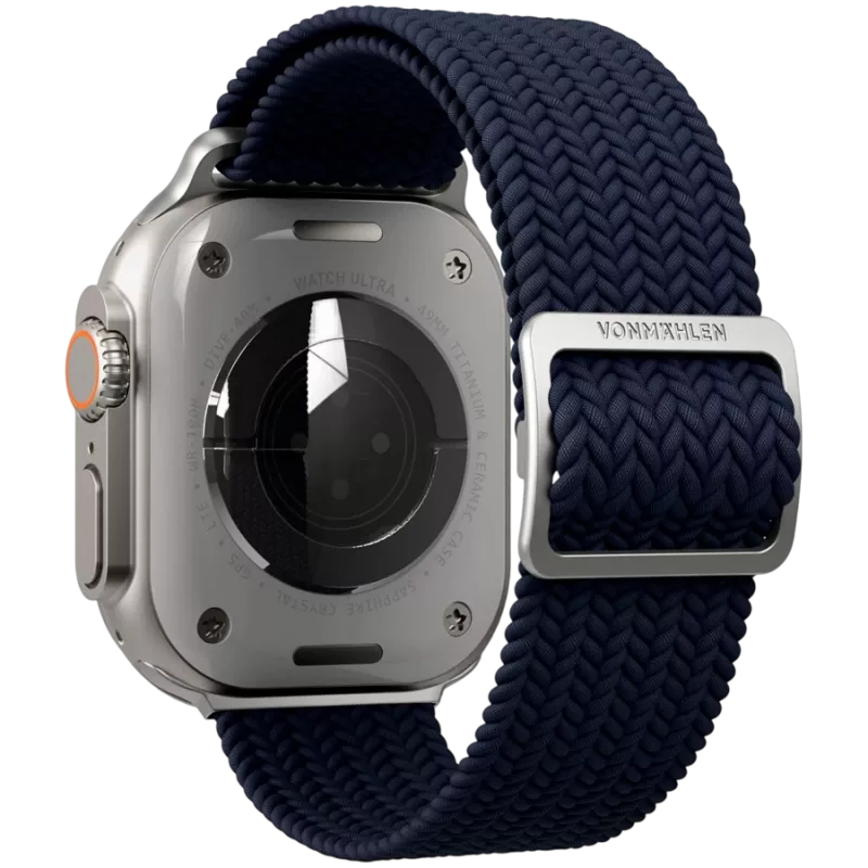VONMÄHLEN austas loop juosta Apple Watch 44/45/49mm, tamsiai mėlyna
