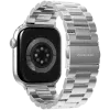 VONMÄHLEN Link Bracelet 2, skirta Apple Watch 44/45/46/49mm, nerūdijantis plienas, sidabrinis